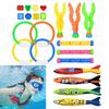 Kids Diving Game Toys Set Cartoon Underwater Diving Toys Diving Game Water Sports Toy Set Swimming Pool Accessories