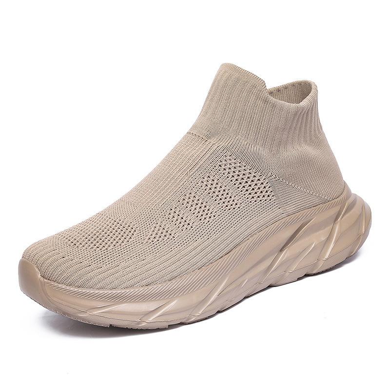 Damenschuhe 2024 neue lässige Sportschuhe Laufschuhe mit weicher Sohle Lazy Shoes Koreanische Version Trend Flying Weaving Ein-Pedal-Paarschuhe