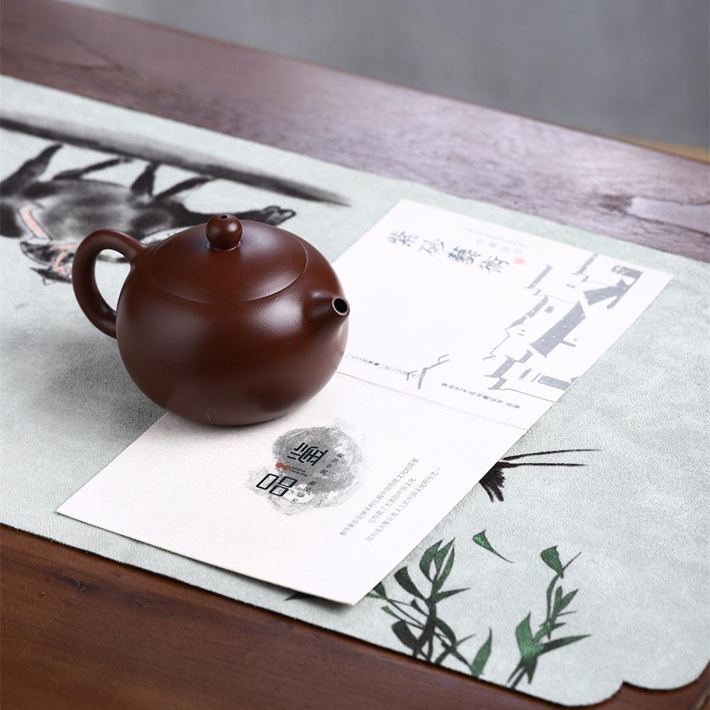 Handmade Yixing Zisha Xishi Teapot - Purple Red Clay Tea Set