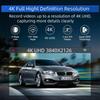 UHD 4K Dash Cam WiFi GPS Mini Car DVR Front and Rear Camera Video Drive Recorder Auto Night Vision WDR 24H Parking Black Box