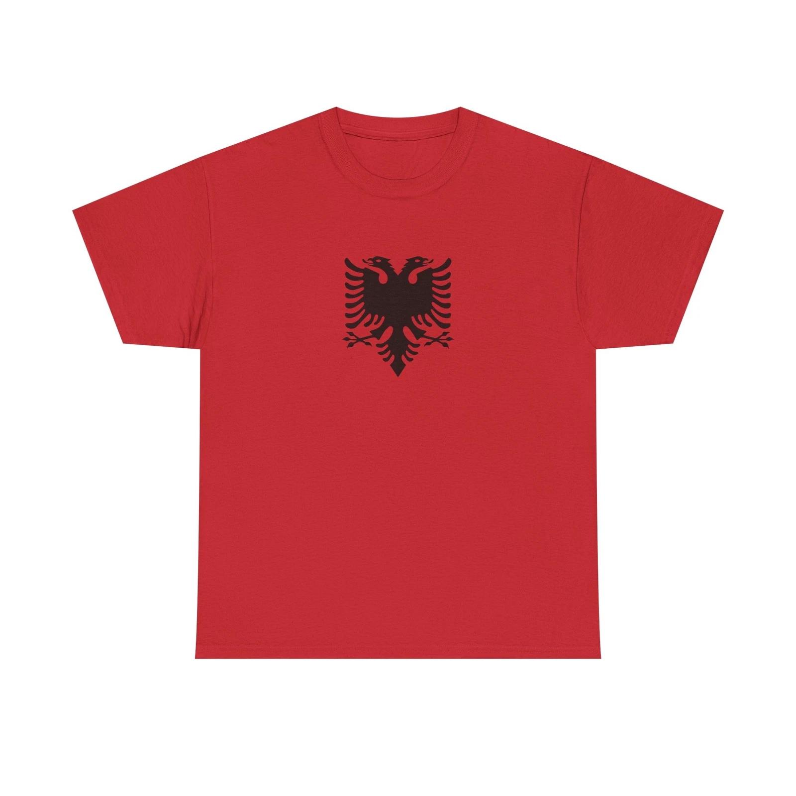 Albania Flag Logo Unisex Heavy Cotton Tee S