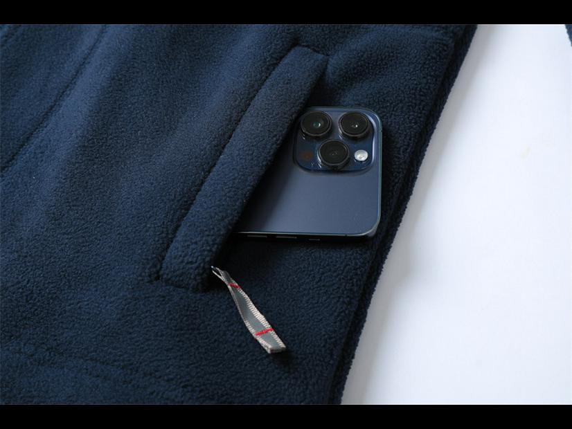 Men's Winter Thick Double-Layer Polar Fleece Hooded Jacket - Cold-Resistant, Warm, Large Size