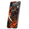 Hard PC Phone Case For Samsung Galaxy Z Flip 7 6 5 4 Black Cover For Galaxy Z Flip 3 Foldable Bag Capas Japan Ghost Face Samurai