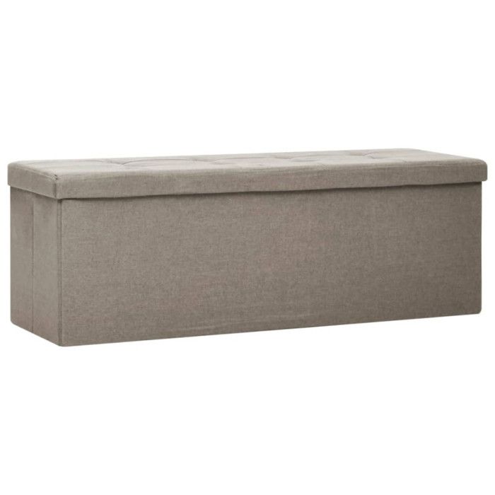 VidaXL Foldable Storage Bench Storage Container Living Room Storage Chest Home Entryway Interior 338797