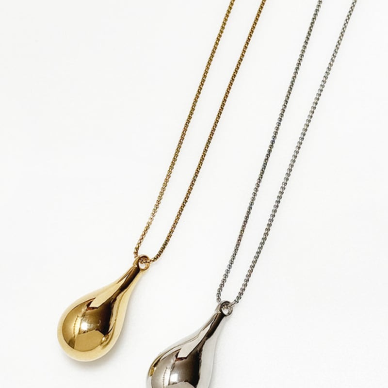 August Harmony Water Drop Necklace / 2color