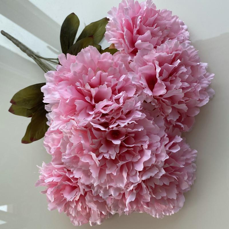 Artificial Peony Flowers For Wedding Decor With Soft Fleece Material For Home And Event Use
