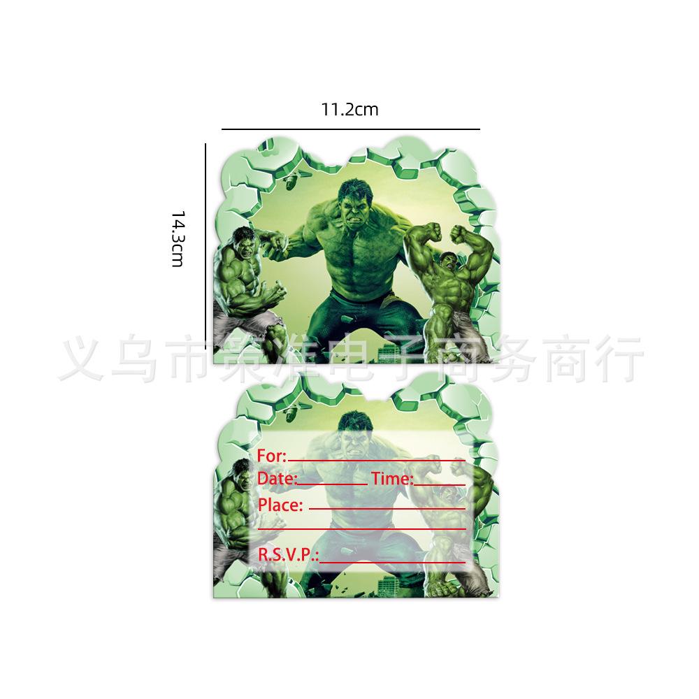 Hulk Party Deko Set: Becher, Flaggen, Luftballons, Tortenfiguren & Tischdecke