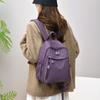 Schoolbag1011 New Small Backpack Women's Fashion Versatile Large Capacity Commuter Backpack Light Travel Small Backpack Breast Bag
