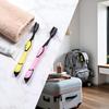Jowxsx 1Pc Random Color Travel Toothbrush - Soft Bristle Ergonomic Manual Charcoal Tooth Brush Stains Removal Toothbrush for Home, Travel, School