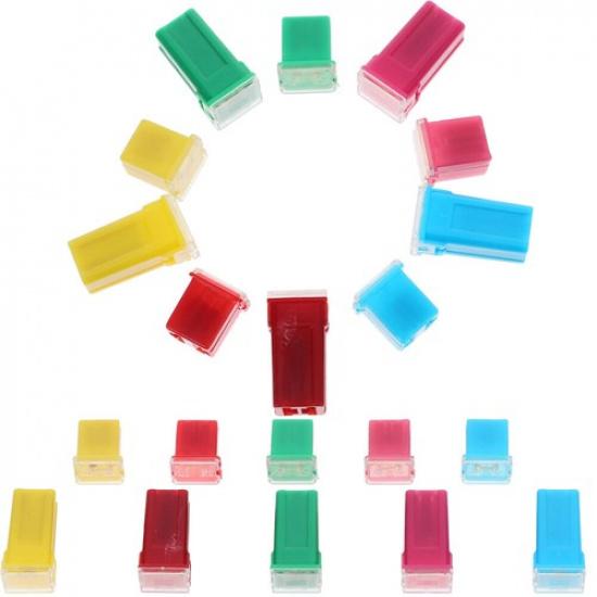 20pcs Micro Fuses Car Fuses Assortment Kit Automotive Safety Kits Small Fuses