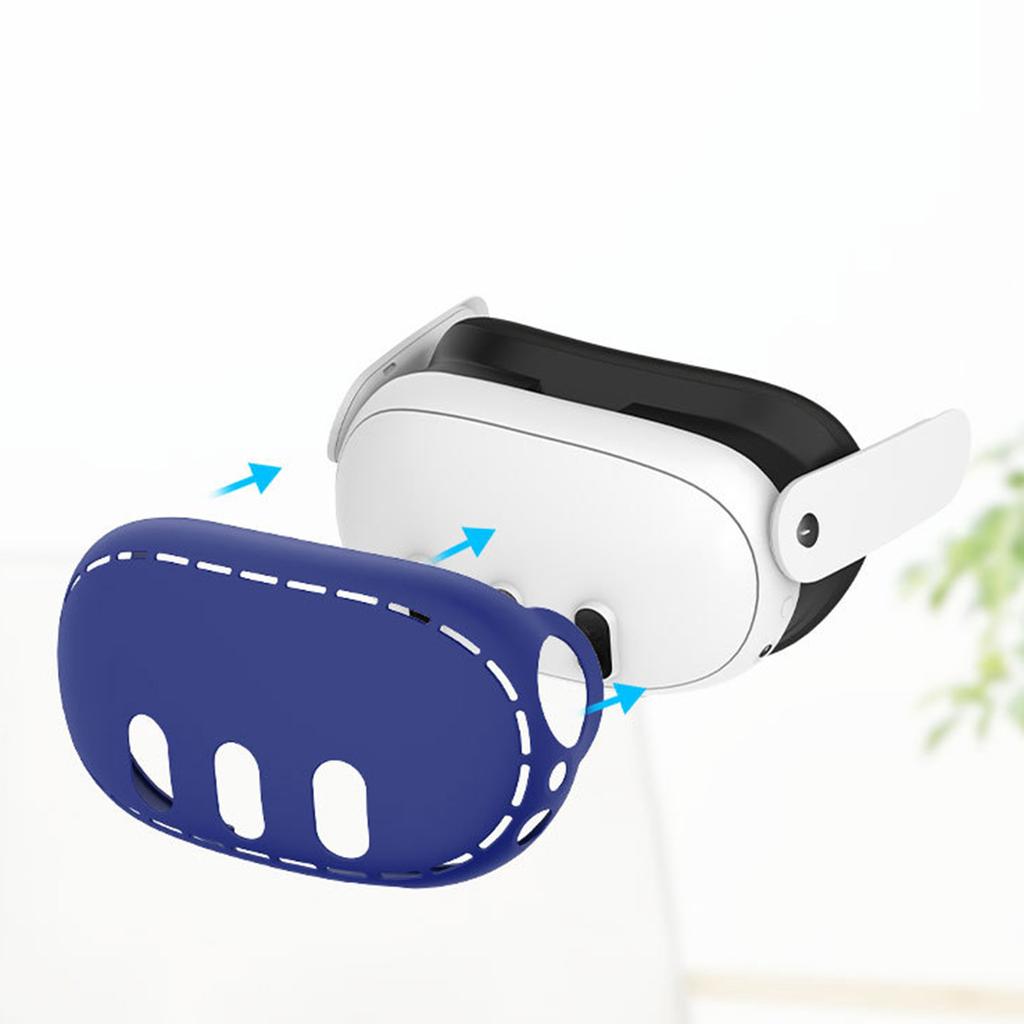 Capa de Silicone para Headset VR Capas Protetoras para Headset Capa Anti-Queda para Headset VR e Mangas de Silicone Laváveis