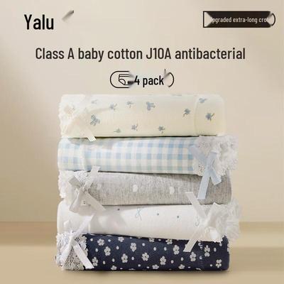 Yalu 2025 Damen Baumwoll-Antibakterielle Slips - 4er-Pack