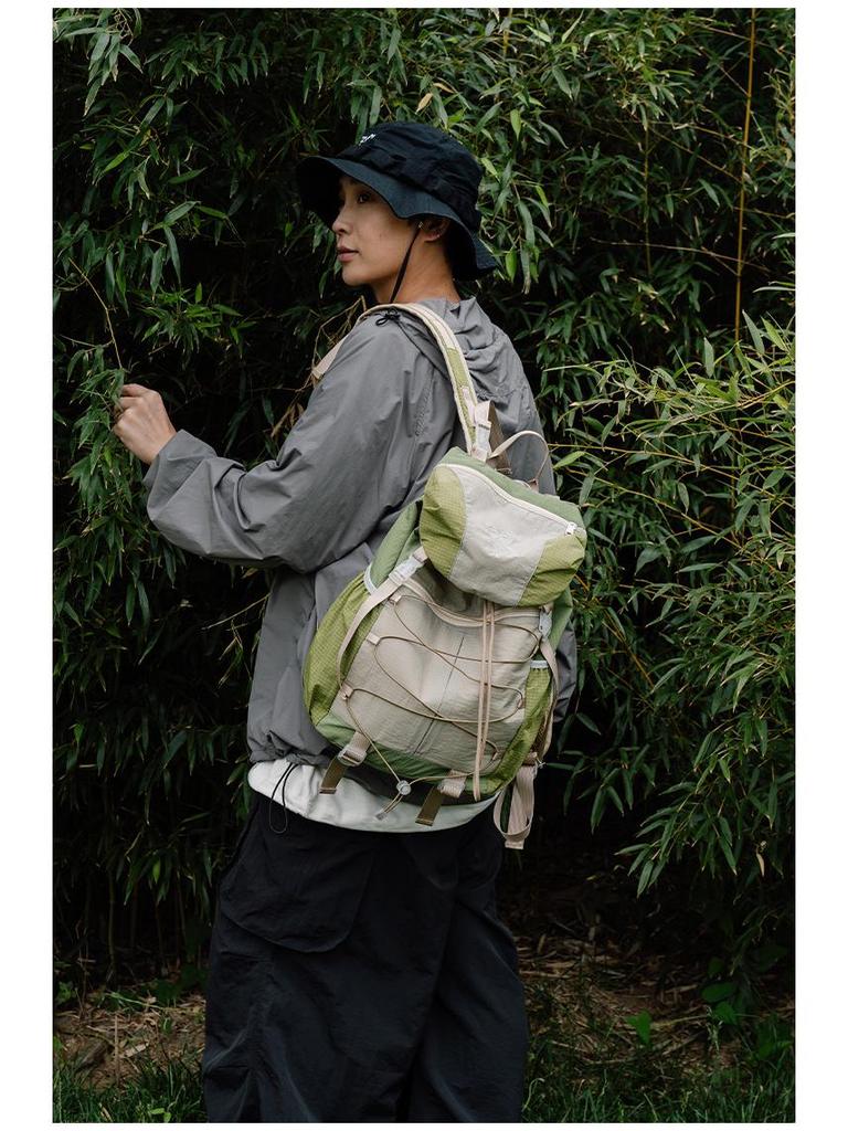 Lekki plecak górski na zewnątrz - Duża pojemność, Konstrukcja ze ściągaczem, Idealny dla uczniów szkół średnich/licealnych i studentów, Torba podróżna unisex.