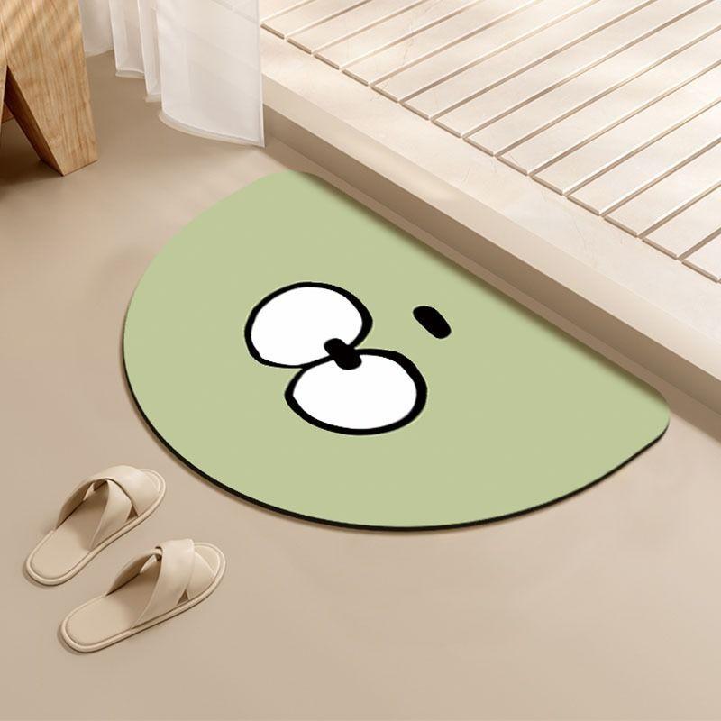 

Bathroom door absorbent floor mat foot mat household toilet toilet soft diatom mud toilet quick drying non-slip mat 40X60cm 15.7X23.6in