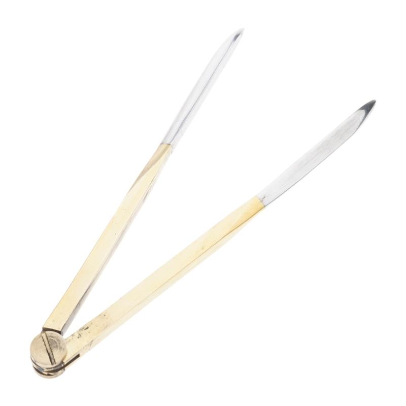 Drafting Tool With Stabilized Calibration For Oceanographic Charts Brass Construction Navigation Divider