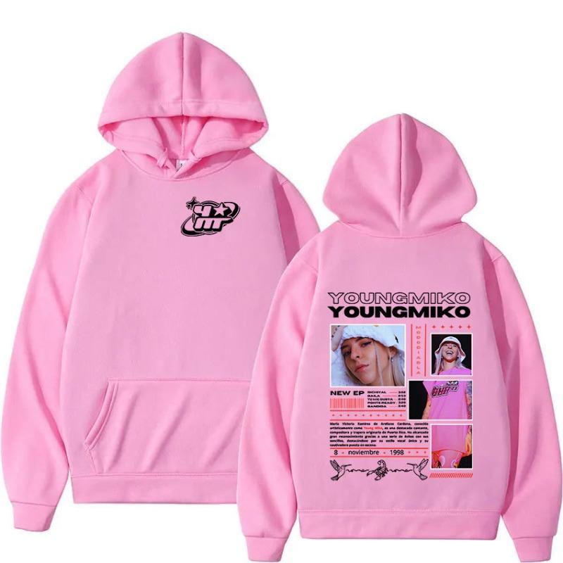 Young Miko Merch New Album Hoodie Men Hip Street Wear Hooded Shirt Pullover Harajuku Sportswear Fashion Couples Casual Sports