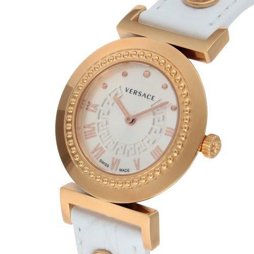 Versace VANITY Watch, White Dial, Quartz Movement, Water Resistant, Sapphire Crystal, 35mm, Women's, P5Q80D001S001