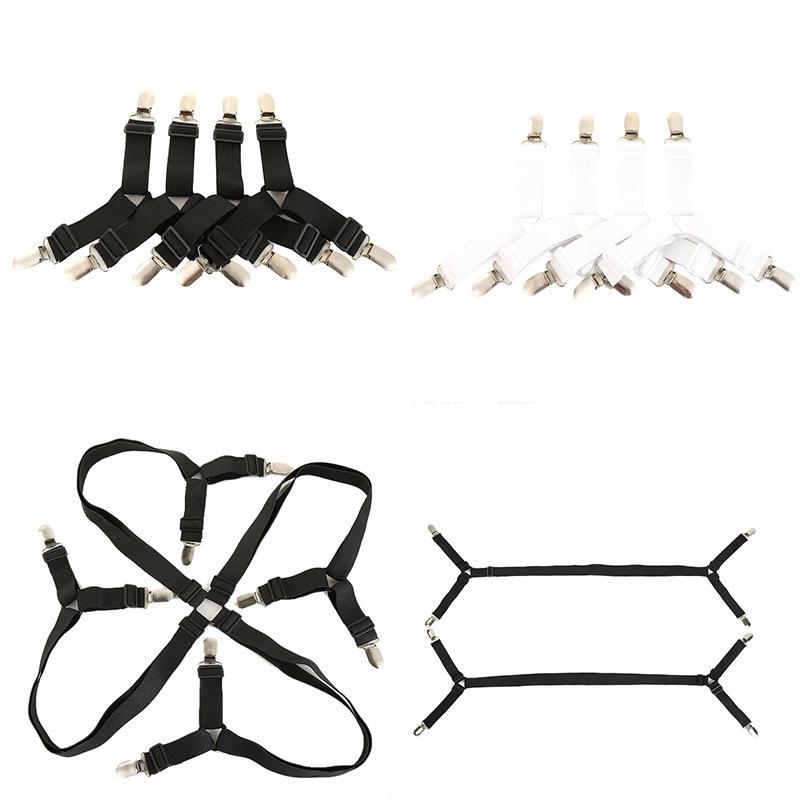 Non-Slip Mattress Sheet Clips with Elastic Bands