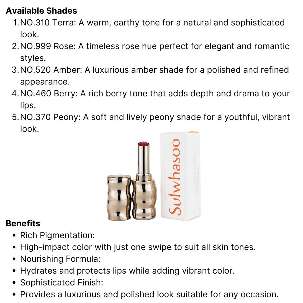 Sulwhasoo צבע שפתיים מושלם 3 גרם