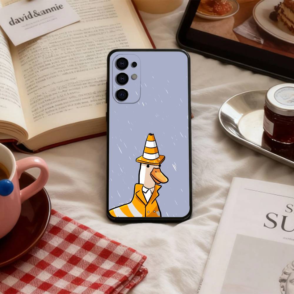 C-Chaotic Duck Goose   Phone Case For Samsung S 25,24,23,22,30,21,10,9,Ultra,Plus,Lite,FE,4,5 G Soft Black Case