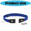 Elastic Belt With Durable Buckles Perfect For Office Party Or Travel 3cm Width 100cm Length 8 Colors Choices