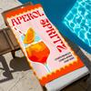 Orange art A-AperolS Towel Large S-Spritzs-S Quick-Drying Microfiber soft Beach Towel for Travel Fitness Sauna Bathing Camping