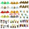 104 PCS ninja building block doll set, assembled role action doll DIY building block doll toy boy birthday gift.