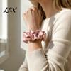 Soft Silk Hair Accessories Satin Scrunchies, High Elasticity Ties for Women Girls, Non Slip Band, Minimalist Scrunchies Gifts Solid Color Ponytail
