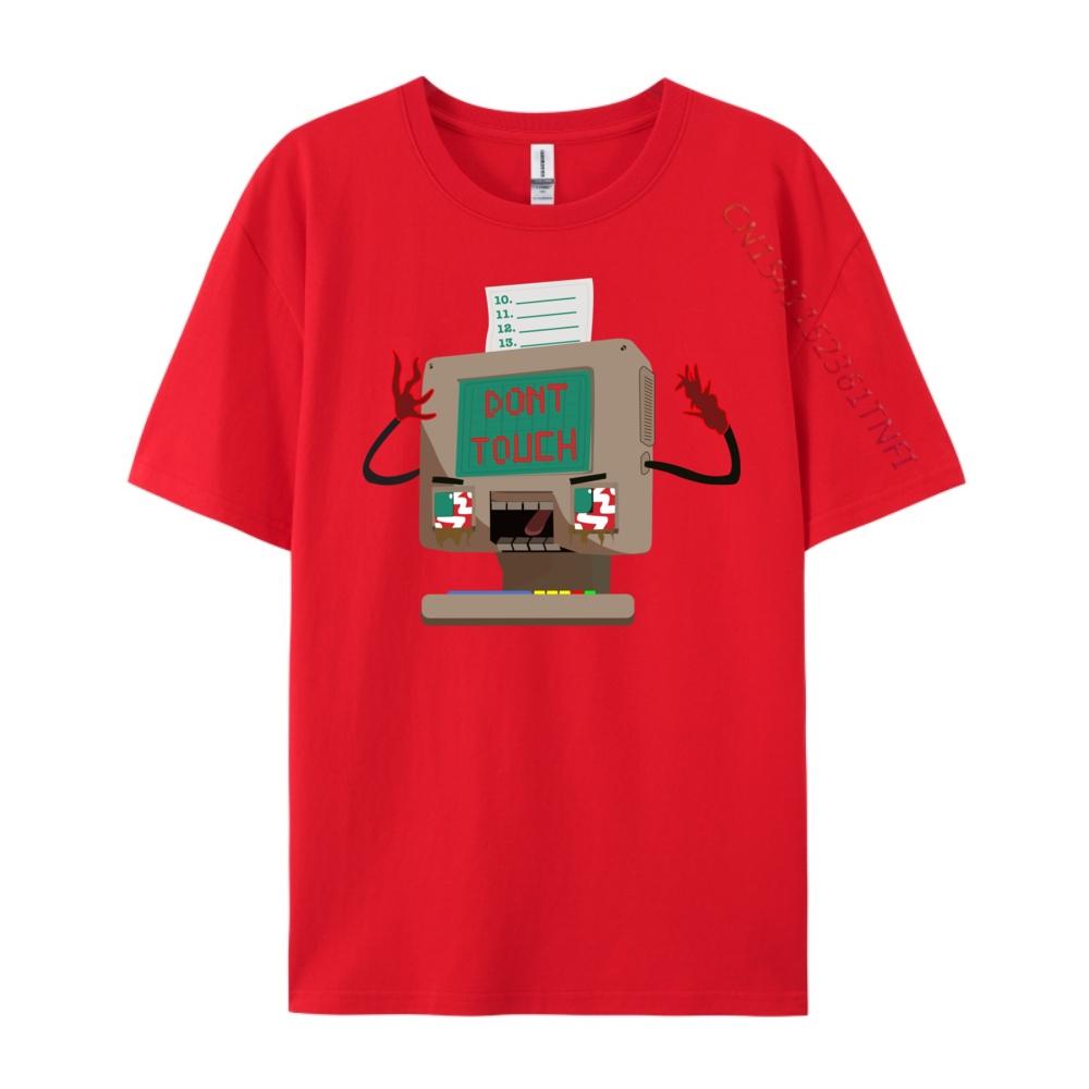 

Don T Touch Me Computer Streetwear Men Clothing Mardi Gras Mens Designer Clothes Men s T-Shirts Hip Hop S