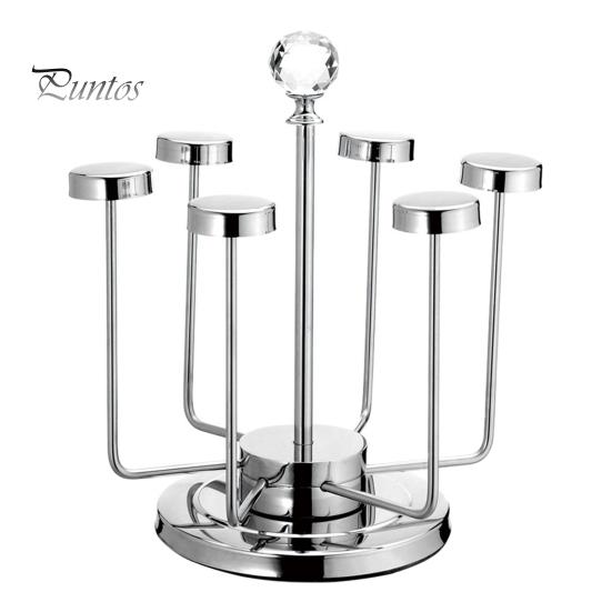 

Подставка для сушки 6 чашек, держатель для кофейных чашек, подставка для сушки стаканов, подставка для хранения чайных чашек, держатель для винных бокалов, органайзер для стаканов для бара, кухни серебряный