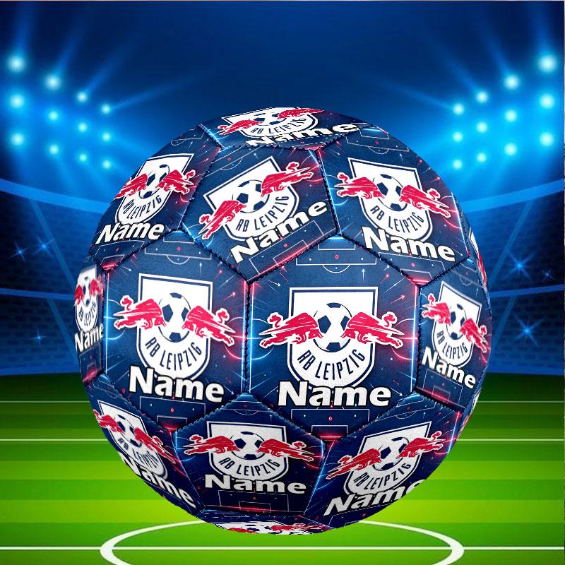 Custom Name Personalized RB Leipzig Print Size 5 Soccer Ball Training & Match Football, for Team, Kicking, Gift for Football Enthusiasts
