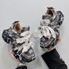 Fashion Platform Women graffiti Shoes Designer Sneakers Fashion Outdoor Flats Causal Lace Up Shoes Female Breathable Ladies Footwear