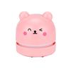 Round Battery Operated Cartoon Desktop Vacuum for Eraser Crumbs