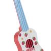 Kids Guitar Toy Plastic Cartoon Pattern Educational 4 String Playable Ukulele Toy for Boys Girls