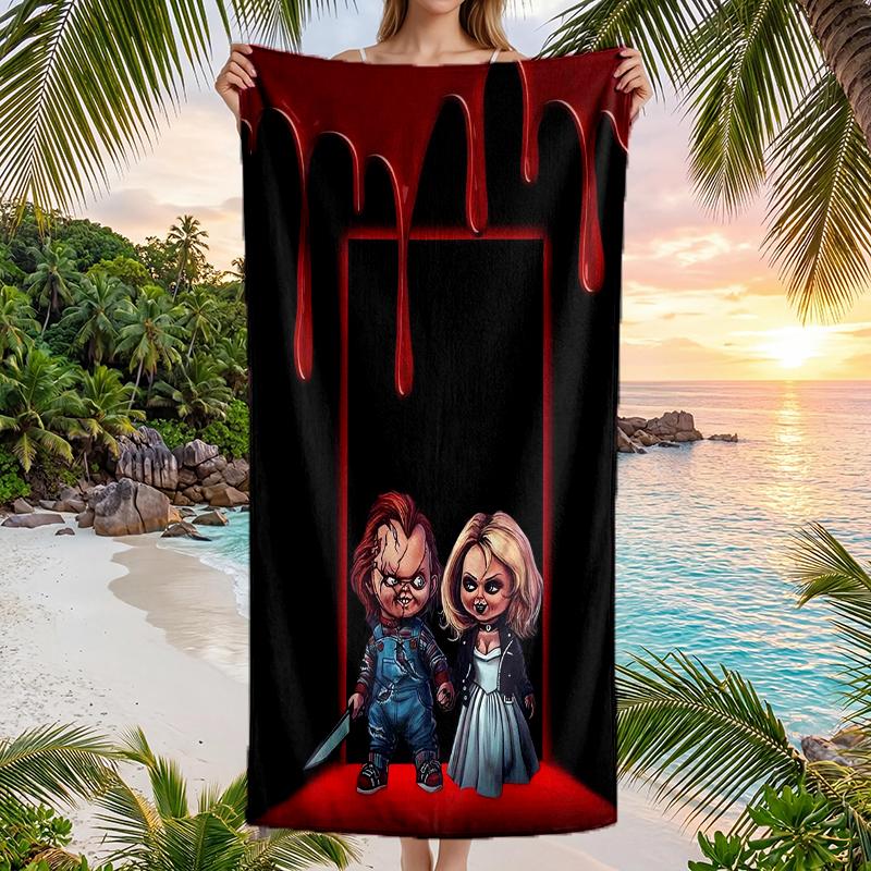 Chucky Fashion Beach Towel: Ideal for Summer Adventures Soft, absorbent and quick drying suitable for swimming and bathing