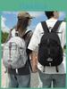 Mochila Casual de Viagem em Nylon Para Homens e Mulheres Com Compartimento Para Laptop