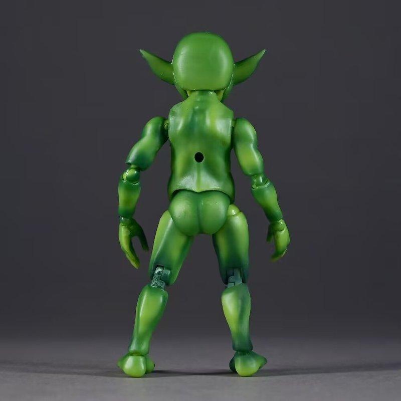 10cm New Green Goblin Articulated Action Figure Anime Model Statue Collection Desktop Decoration Ornament Toy Boys Gift Poseable Scale Detailed