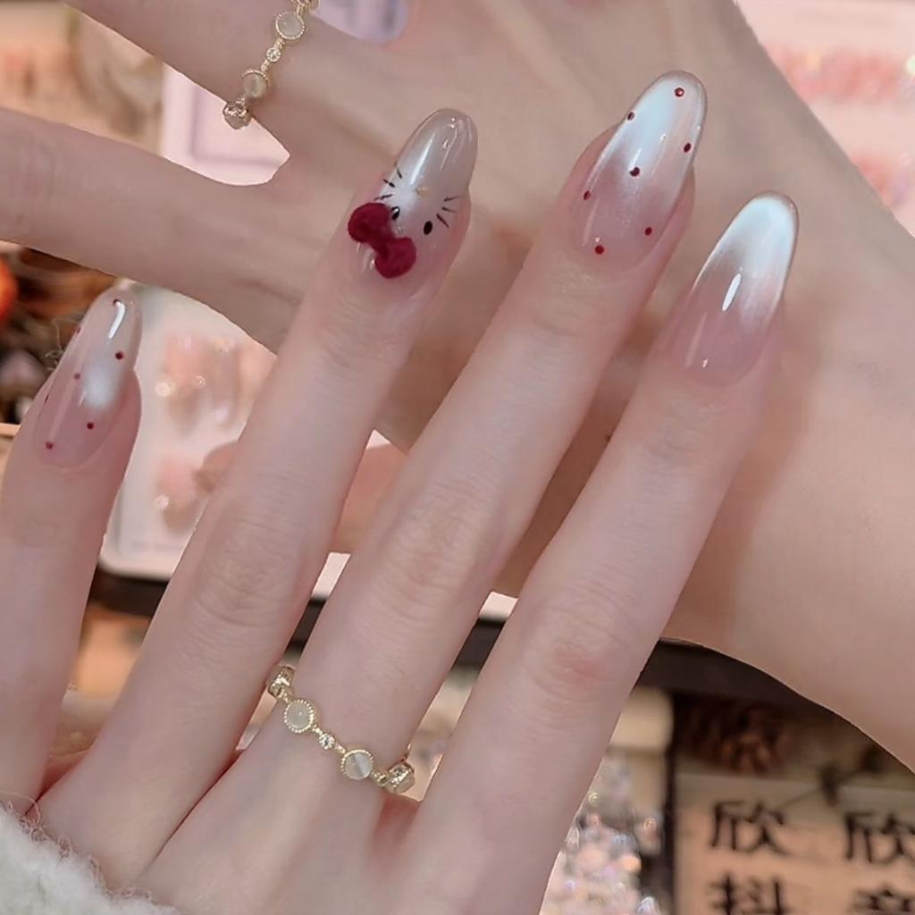 Sweet Style Wearable Cat Eye False Nails