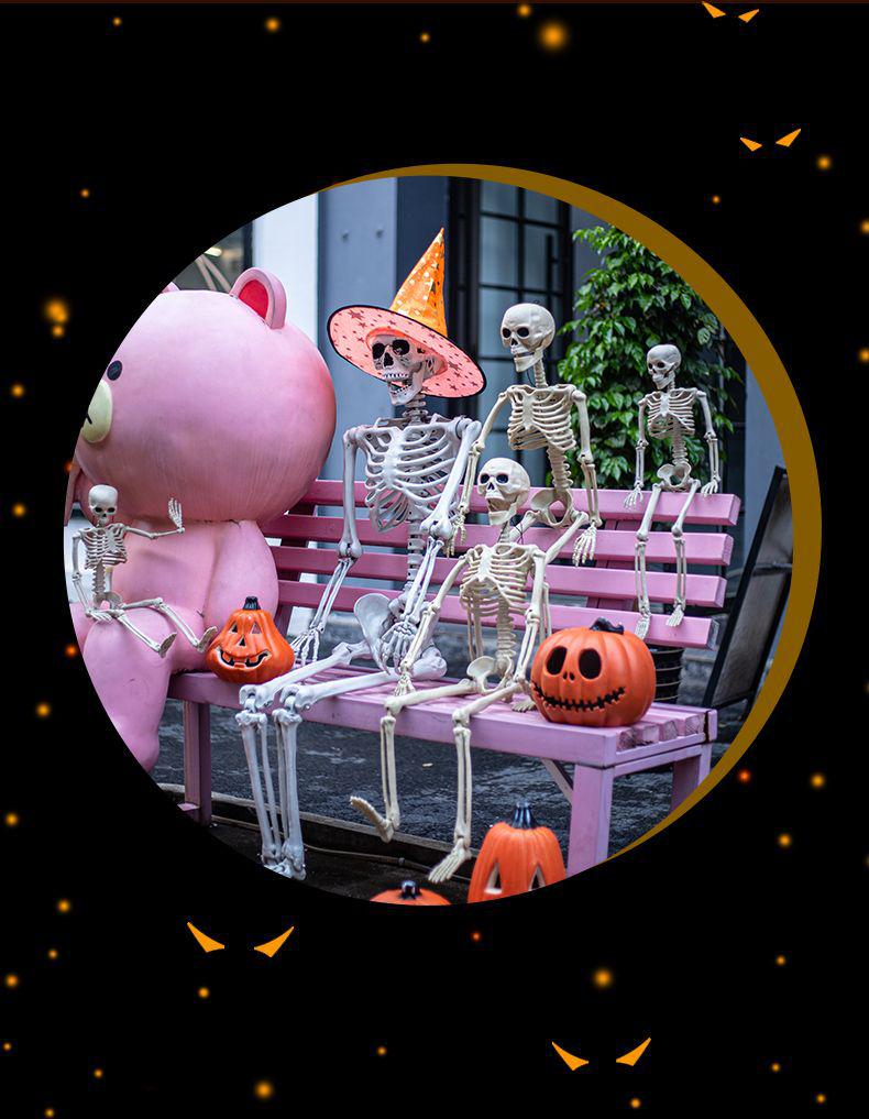 Halloween Human Skeleton Decoration for Party and Scene Layout