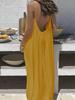 New Women's Strappy Cardigan Loose Backless Home Wear Dress