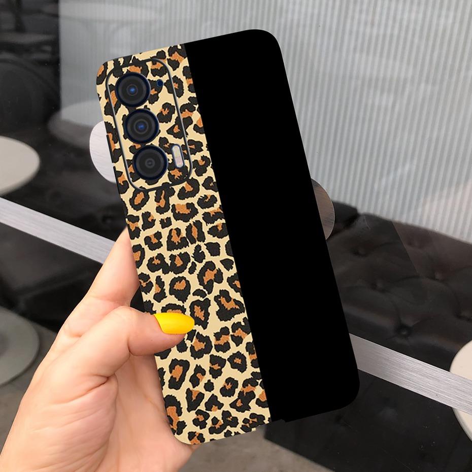 Silicon Case For Motorola Edge (2021) / Edge 5G UW (2021) Fashion Sunflower Daisy Pattern Soft Phone Cases For Edge 2021 XT2141