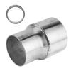 2.5in?3in Exhaust Tip Adapter Reducer Aluminium Alloy Wear and Corrosion Resistant Universal