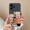 Coque Simple Pour Realme Note 50 Style Décontracté Protection Complète Anti-Choc Coque Arrière Silicone Liquide Doux Modèle RMX3834 Coque
