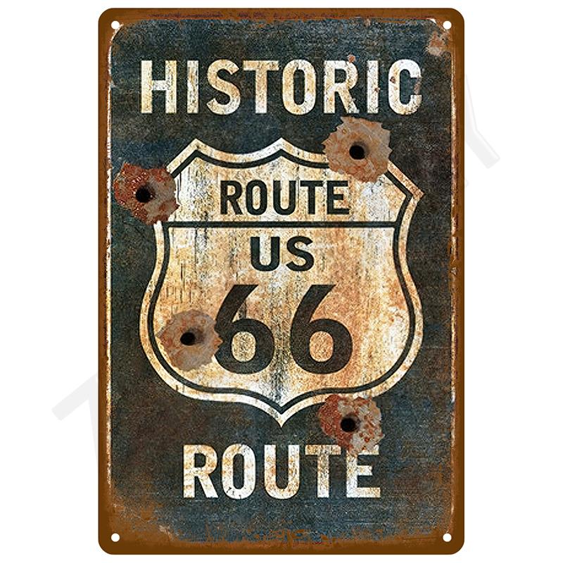 Retro Tin Sign Vintage Metal Signs Plates Posters House Interior Bathroom Wall Art Mural Aesthetic Room Home Decor Decorations