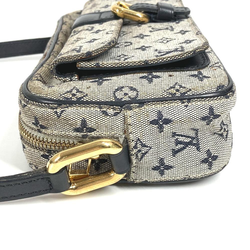 Louis Vuitton M92217 Juliette Pochette Shoulder Bag Monogram Mini Canvas Blue