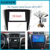 10 Inch Car Frame Fascia Adapter Canbus Box Decoder Android Radio Dash Fitting Panel Kit For Toyota Camry Aurion 2015-2017