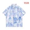 Hong Kong Style Vintage Sunflower Floral Shirt - Unisex Casual Short Sleeve