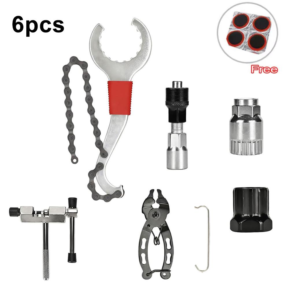 Bike Tool Kit Professional Bike Repair Tools with Cassette Remover Wrench Chain Breaker Cycling MTB Road Bike Maintenance Tool