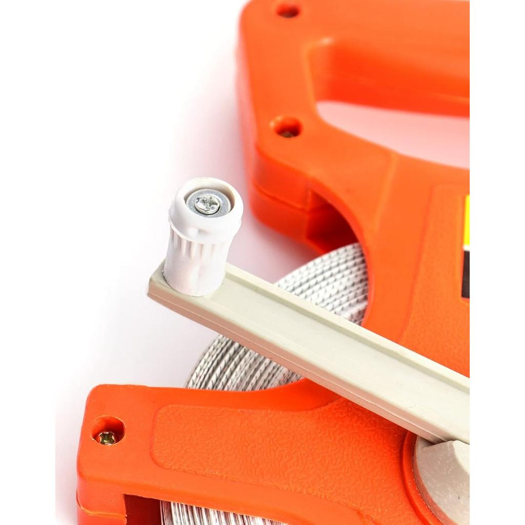 Open Reel Tape Measure, Fibreglass Surveyors Tape, 50M /165 FT