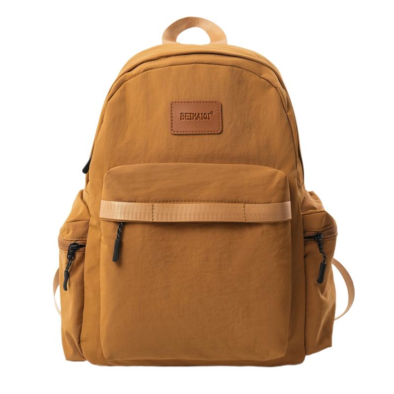 Nylon Backpack Women's Lightweight Water-repellent Student Schoolbag Outdoor Travel Backpack